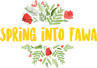 Image of Spring into tawa logo